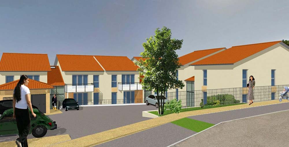 Genium Groupe a participé à la construction de 16 logements à Lucenay en gérant l'ingénierie de structure et des fluides