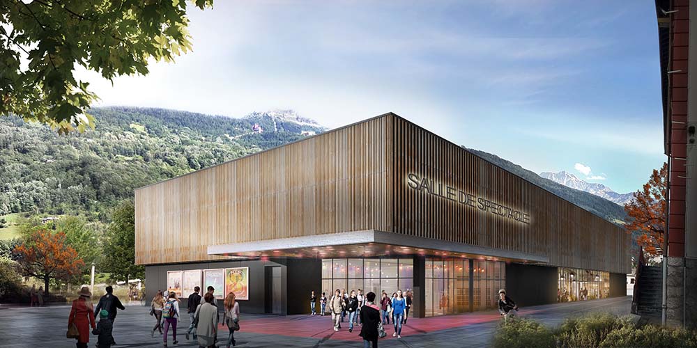 Genium Groupe a coordonné l'ingénierie des fluides pour la salle de spectacle de Bourg Saint Maurice